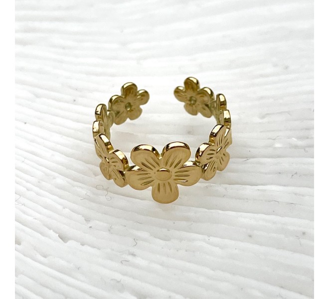BAGUE FLEURS