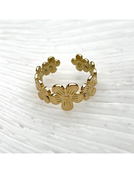 BAGUE FLEURS