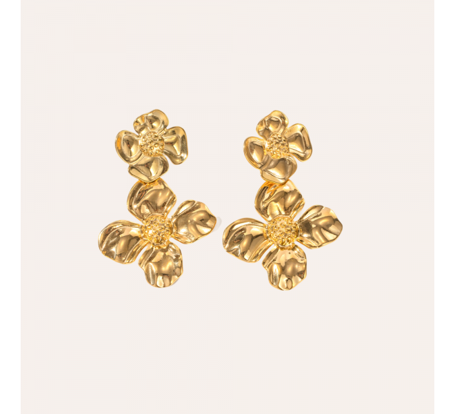BOUCLES D'OREILLE FLEURS