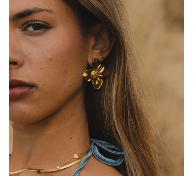 BOUCLES D'OREILLE FLEURS
