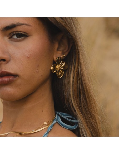 BOUCLES D'OREILLE FLEURS