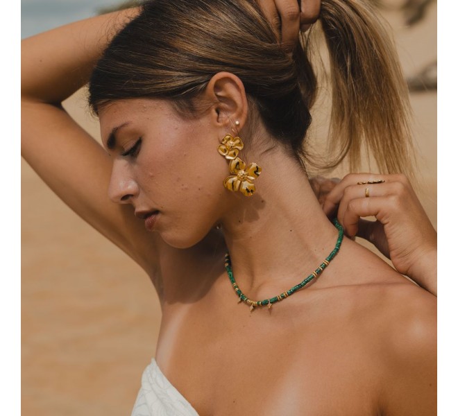 BOUCLES D'OREILLE FLEURS