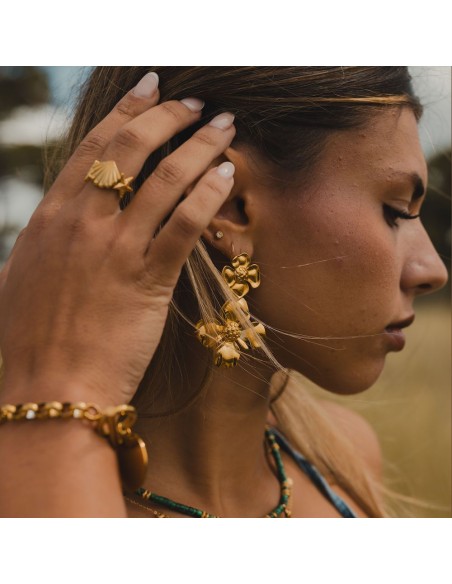 BOUCLES D'OREILLE FLEURS