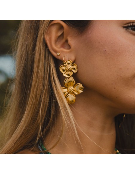 BOUCLES D'OREILLE FLEURS