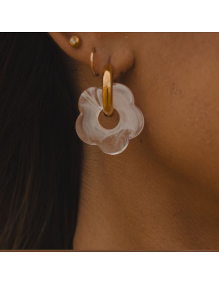 BOUCLES D'OREILLE FLEURS
