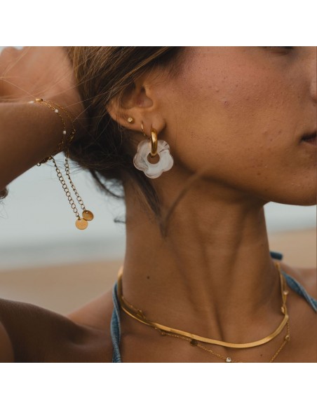 BOUCLES D'OREILLE FLEURS