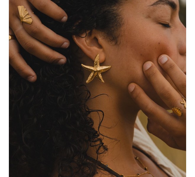 BOUCLES D'OREILLE ETOILES DE MER