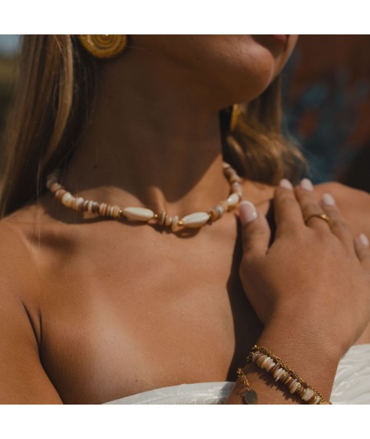 COLLIER HEISHI COQUILLAGE 2
