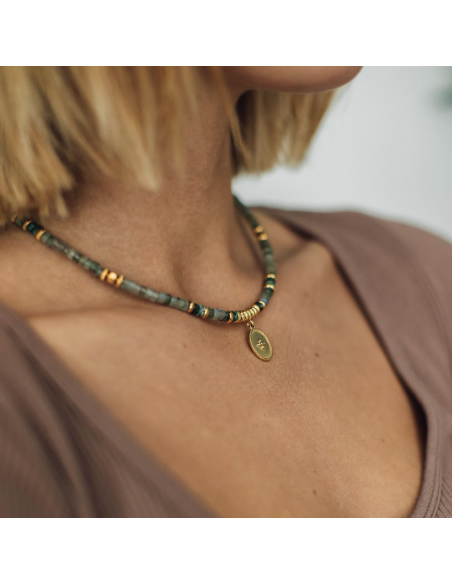 COLLIER TURQUOISE AFRICAINE