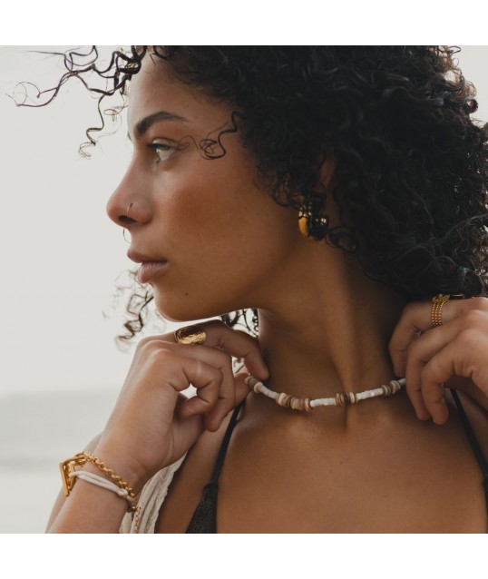 COLLIER HEISHI COQUILLAGE