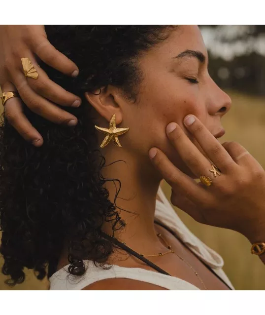 BAGUE DEMI COQUILLAGE 2