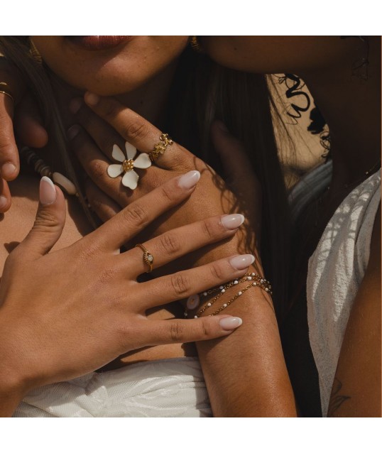 BAGUE FLEURS