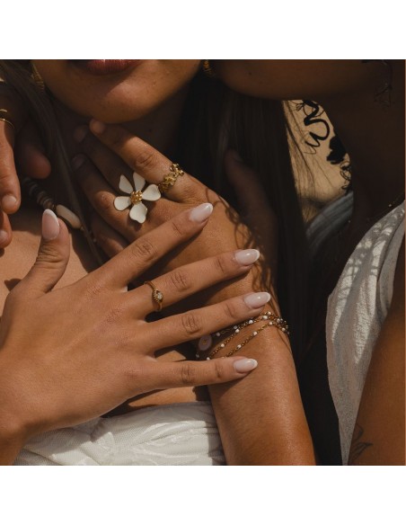 BAGUE FLEURS