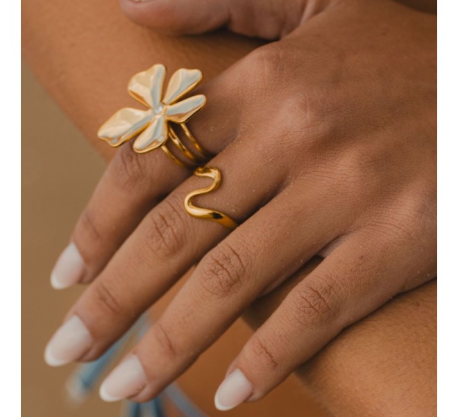BAGUE FLEUR