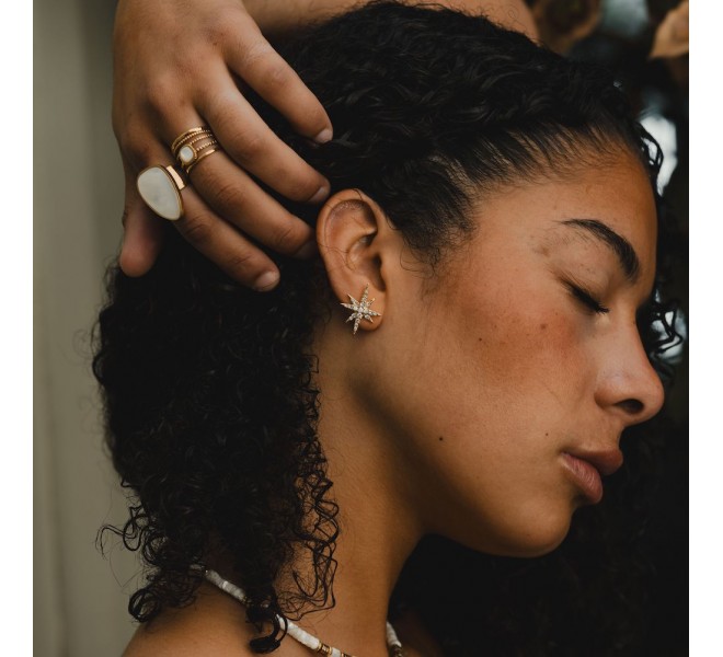 BOUCLES D'OREILLE ETOILE