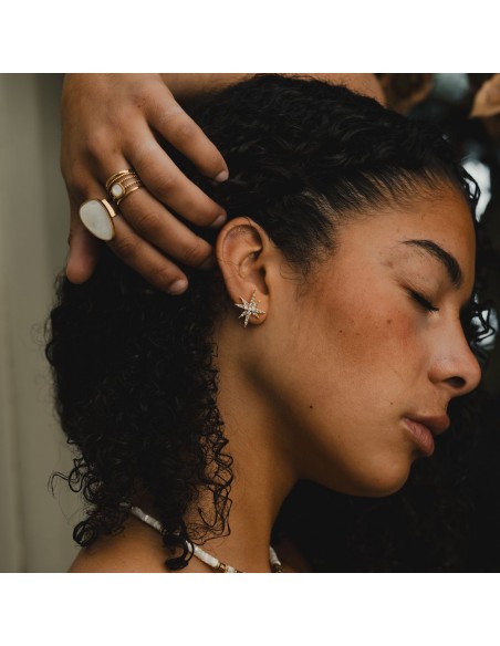 BOUCLES D'OREILLE ETOILE