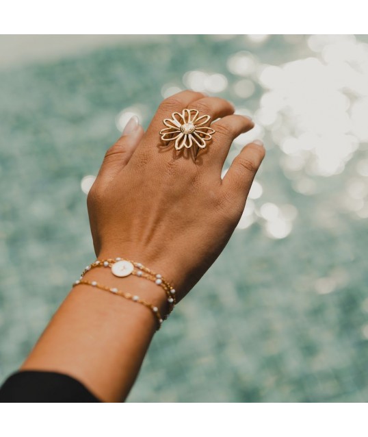 BAGUE FLEUR 2