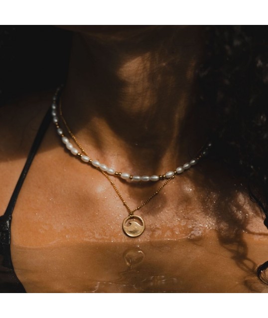 COLLIER NACRE