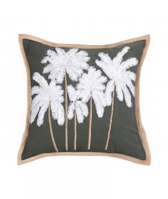 HOUSSE DE COUSSIN PALM TREES