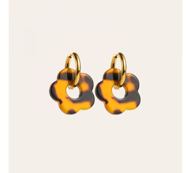 BOUCLES D'OREILLE FLEUR