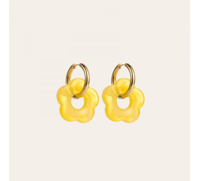 BOUCLES D'OREILLE FLEUR