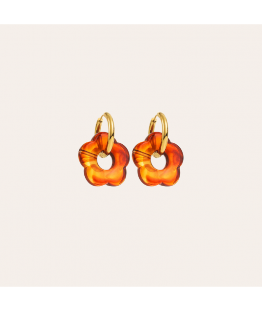 BOUCLES D'OREILLE FLEUR