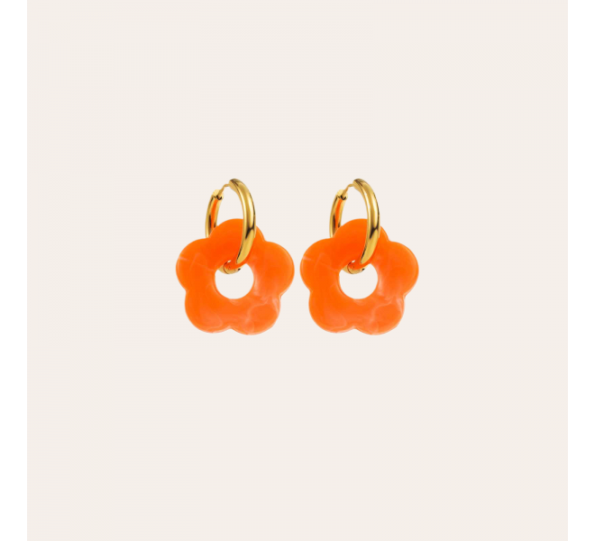 BOUCLES D'OREILLE FLEUR