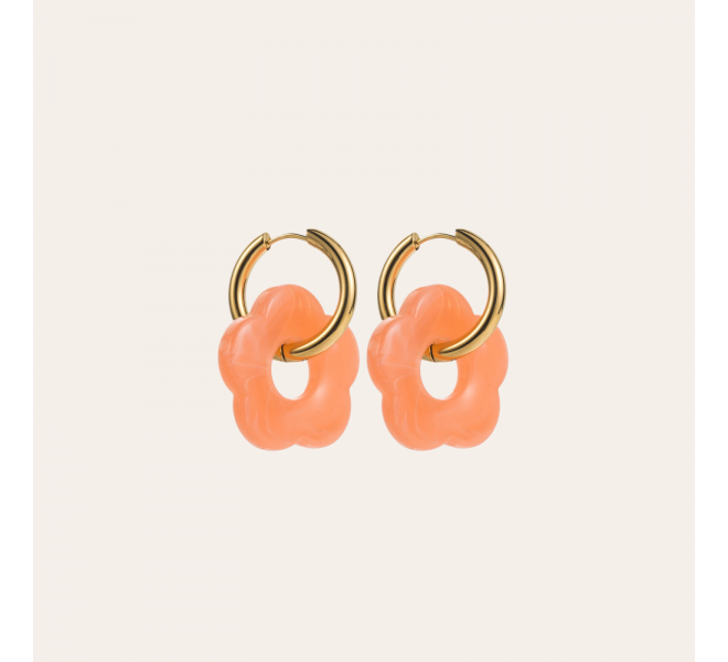 BOUCLES D'OREILLE FLEUR
