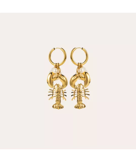 BOUCLES D'OREILLE LANGOUSTE
