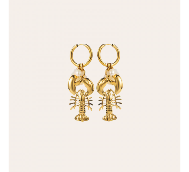 BOUCLES D'OREILLE LANGOUSTE