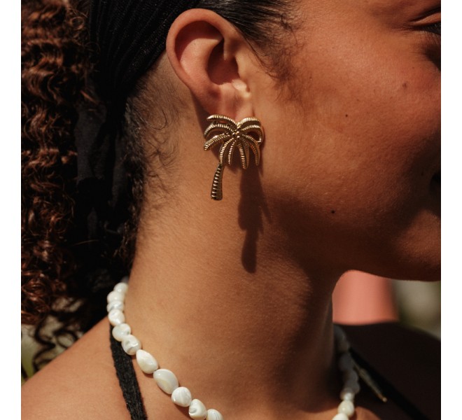BOUCLES D'OREILLE PALMIERS