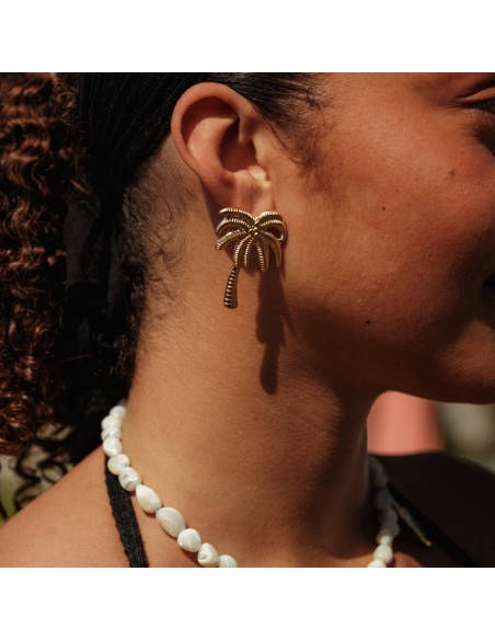 BOUCLES D'OREILLE PALMIERS