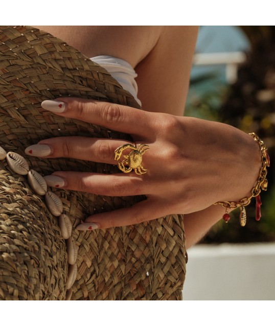 BAGUE CRABE