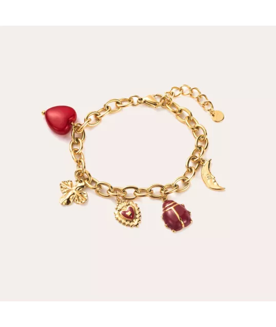 BRACELET CHARM SCARABÉE