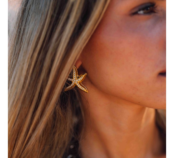 BOUCLES D'OREILLE ETOILE DE MER