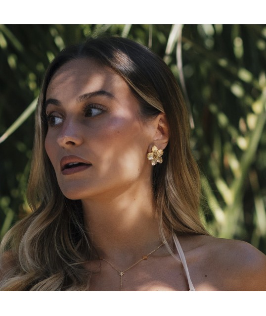 BOUCLES D'OREILLE FLEUR