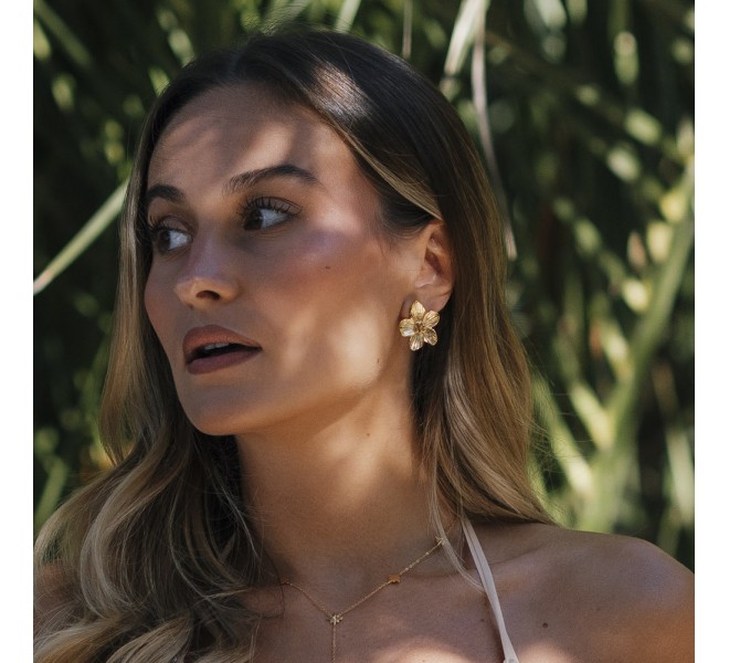 BOUCLES D'OREILLE FLEUR