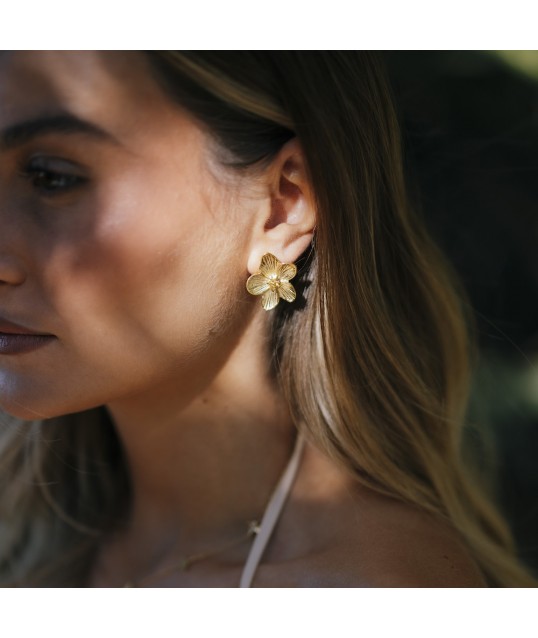 BOUCLES D'OREILLE FLEUR 2