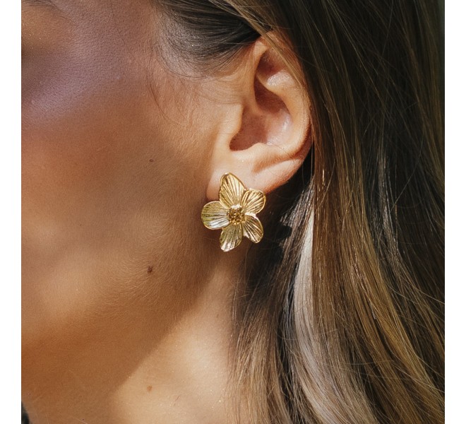 BOUCLES D'OREILLE FLEUR