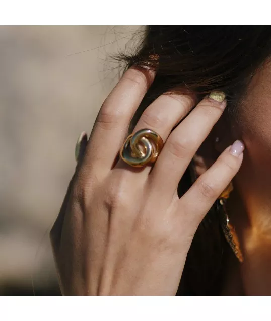 BAGUE NAPOLI DORÉE 2