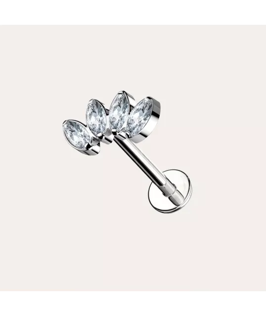 PIERCING QUATRO ARGENTÉ