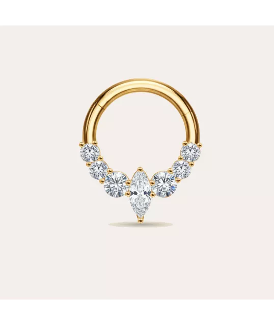 PIERCING DIADEME DORÉ