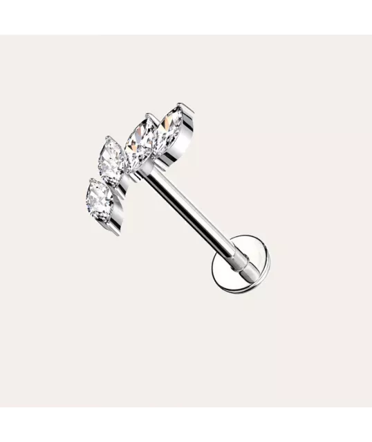 PIERCING NATA ARGENTÉ