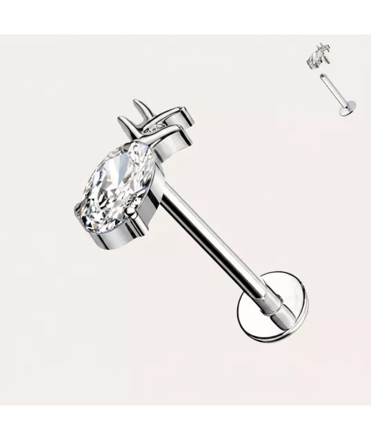 PIERCING LABRET ANANAS