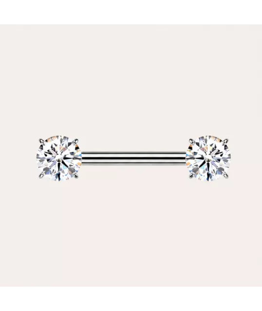 PIERCING TETON DUO ARGENTÉ