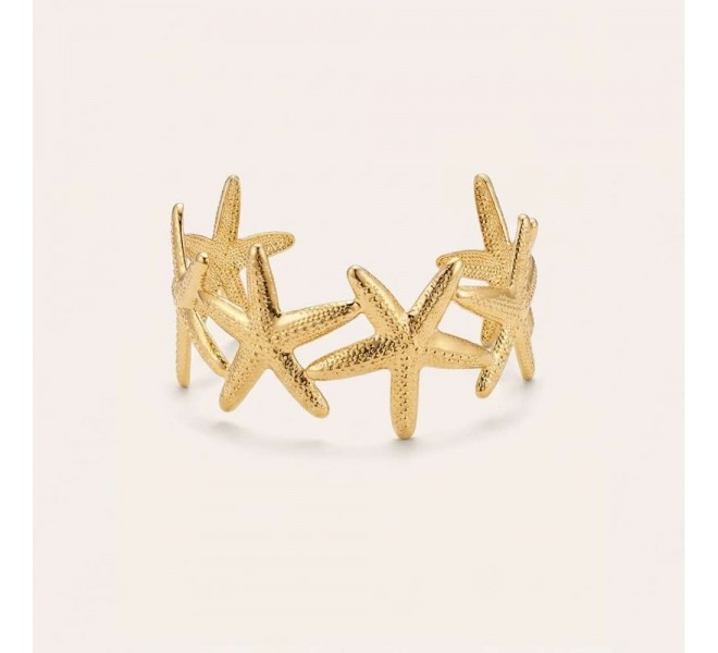 JONC ETOILE DE MER DORÉ