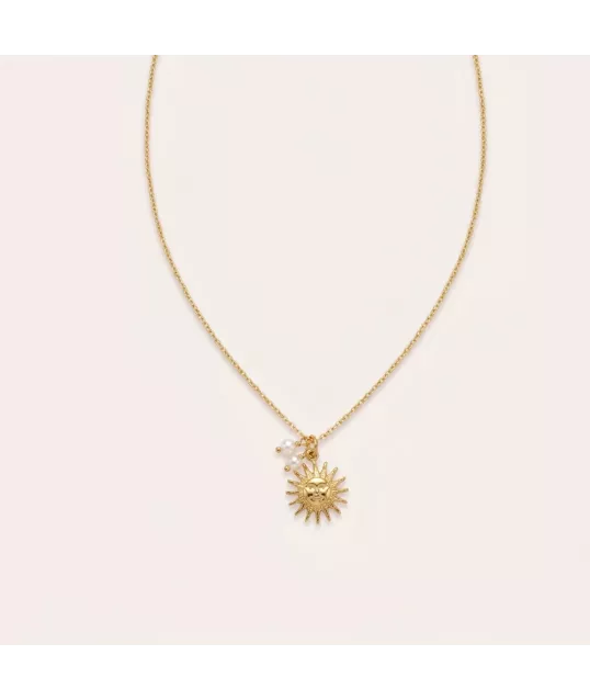 COLLIER SOLEIL ET NACRE