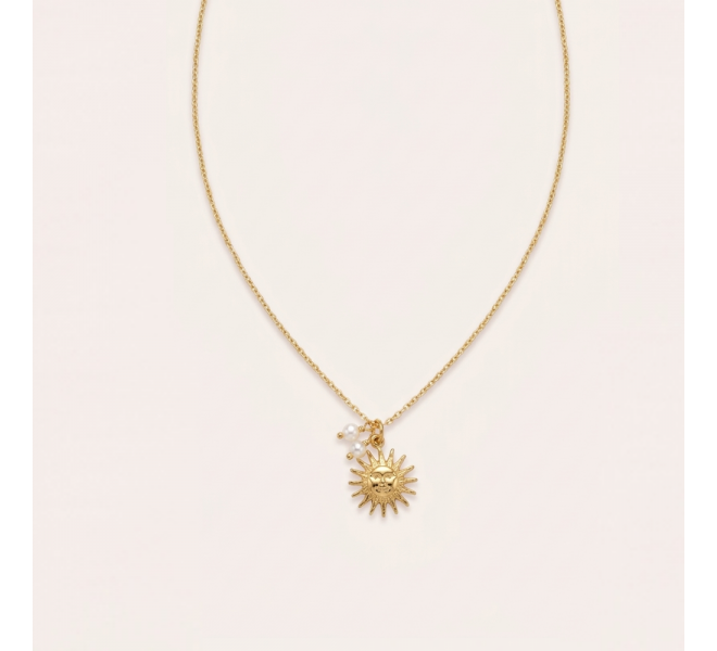 COLLIER SOLEIL ET NACRE