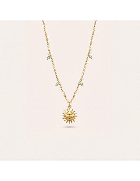COLLIER SOLEIL AVENTURINE