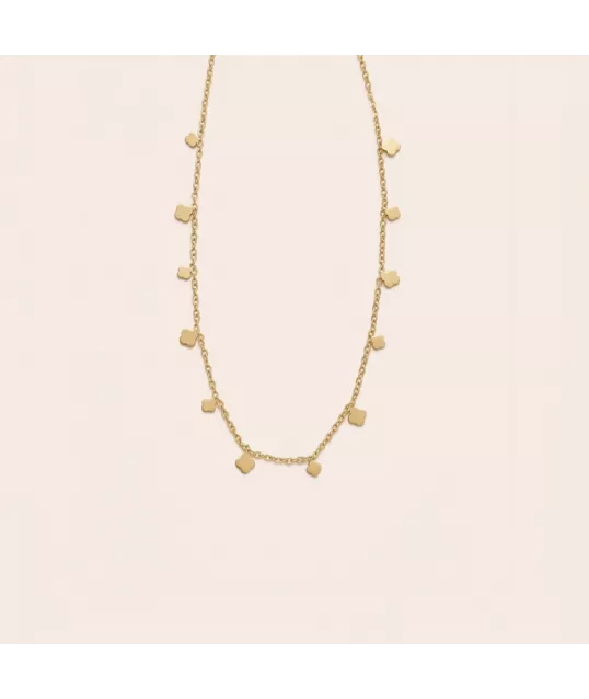 COLLIER PAMPILLES TREFLES